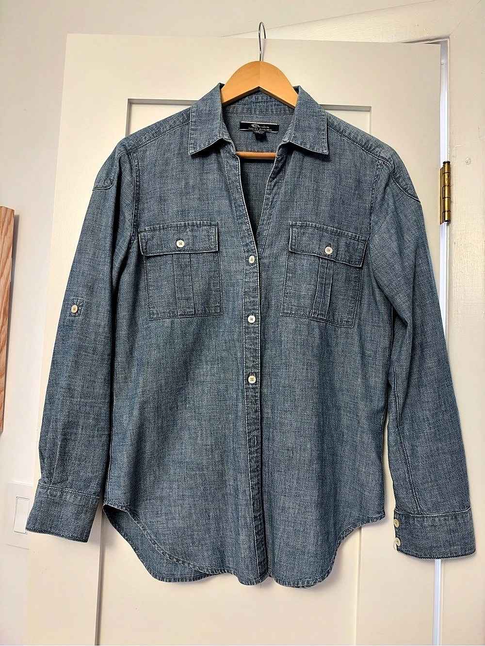 Tommy Bahama Cotton Button Down Shirt in Blue Size XXS Like New